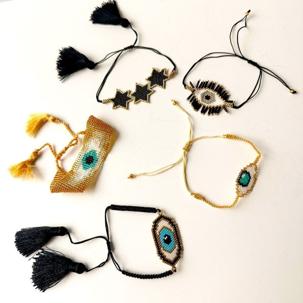 Set of 5 Miuyki Bracelets Embellished by Wellth Spirit